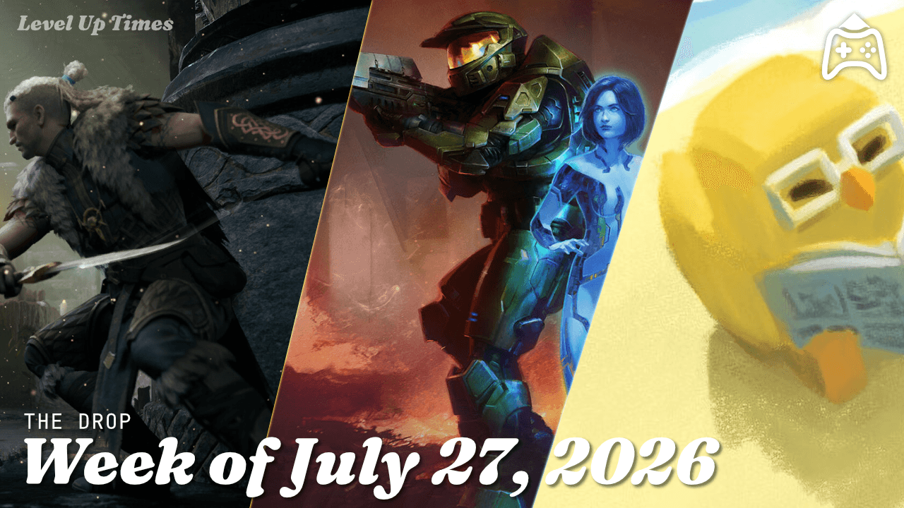 Cover for The Drop, Week of July 27 2026 featuring Mistfall Hunters, Halo: Campaign Evolved, and Rita.