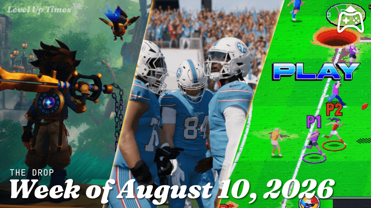 Cover title for The Drop for 10 August 2026, featuring Duskfade, Madden NFL 27, and Pro Jank Footy